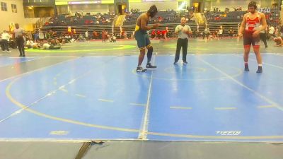 285 lbs Champ. Round 3 - Adams Turpin-Abdulrazaaq, WVU Tech (W.Va.) vs Sebastian Morera, Gladiator Wrestling Club