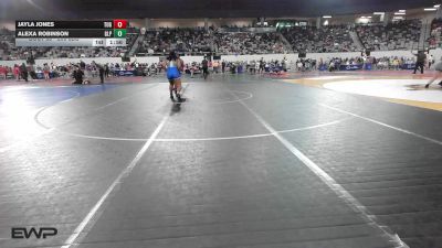 200 lbs Round Of 32 - Jayla Jones, Tulsa Union Girls vs Alexa Robinson, Glenpool JH