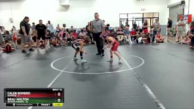 56 lbs Round 4 (6 Team) - Caleb Romero, Rampage vs Beau Walton, Quaker Maroon