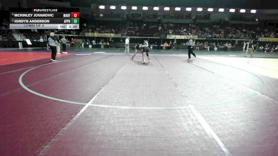 131 lbs Consi Of 4 - Mckinley Jovanovic, Maryland vs Jordyn Anderson, Apprentice