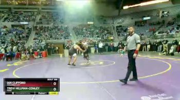 285 lbs Quarterfinal - Ian Clifford, Columbia City vs Trevi Hillman-Conley, Peru