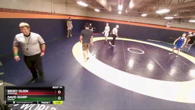 132 lbs Cons. Round 3 - David Sharp, Uintah vs Brody Olsen, SYRACUSE