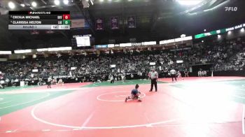 100 lbs Round 1 - Cecilia Michael, BKV1 vs Clarissa Helton, LAE1