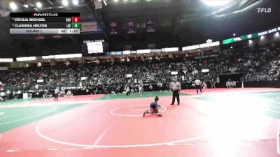 100 lbs Round 1 - Cecilia Michael, BKV1 vs Clarissa Helton, LAE1