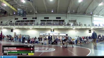 138 lbs Cons. Round 6 - Luke Chastain, Noblesville Wrestling Club vs Brevin Cannon, Indiana