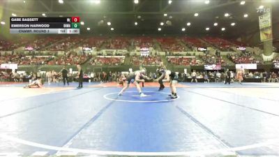 137 lbs Champ. Round 3 - Gabe Bassett, Mizfits (Libby) vs Emerson Harwood, Black Hills Wrestling Academy