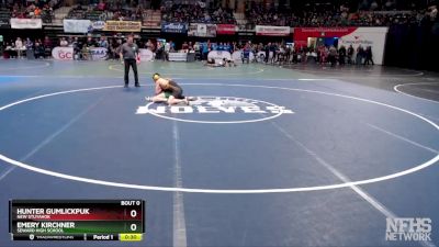 125 lbs Cons. Semi - Emery Kirchner, Seward High School vs Hunter Gumlickpuk, New Stuyahok