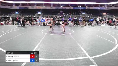 106 lbs Rr Rnd 1 - Avery Edwards, Mowest Wild Dragons vs Ronelle Laforge, Missouri Avengers