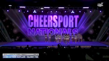 Cheer Extreme Maryland - Calvert - Ice [2026 L3 Senior Coed - Small Day 2] 2026 CHEERSPORT National All Star Cheerleading Championship