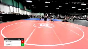 152 lbs Consolation - Jake Slotnick, NJ vs Cole Becker, MN