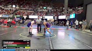 AA - 205 lbs Cons. Round 1 - Kale Schonsberg, Butte vs Tylor Upham, Missoula Sentinel