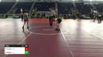 95 lbs Quarterfinal - Brody Porter, Mogollon vs Shaun Breen, Mohave WC