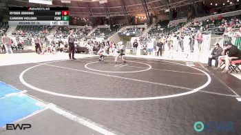 52 lbs Round Of 16 - Ryder Jenkins, Beggs Youth Wrestling Program vs Camden Holden, Ponca City Wildcat Wrestling