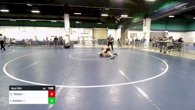 150 lbs Consi Of 32 #2 - Carson Weber, IL vs Isaac Balden, NV