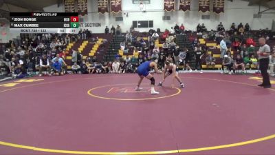 132 lbs Cons. Round 6 - Max Cumbee, IC Catholic Prep vs Zion Borge, Bixby