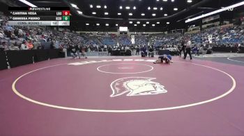 130 lbs Cons. Round 1 - Genessa Fierro, Kansas City - Schlagle HS vs Caritina Vega, Leavenworth HS