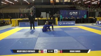 Susan E Burger vs Melody Ridgley-Fortunato 2025 Pan Jiu Jitsu IBJJF Championship