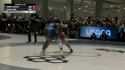 74 kg 3rd Place Match - Joseph Sealey, NLWC/TMWC vs David Carr, Cyclone RTC/ Titan Mercury Wrestling Club