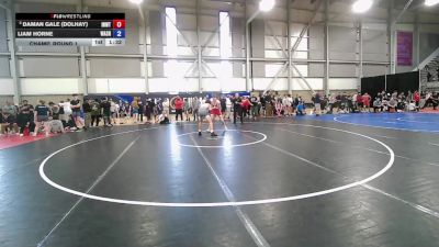 132 lbs Champ. Round 1 - Daman Gale (Dolhay), Inland Northwest Wrestling Training Center vs Liam Horne, Washington