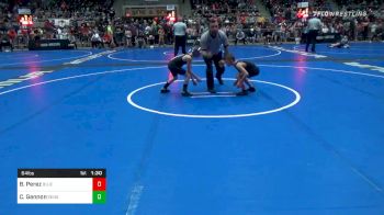 64 lbs Prelims - Braden Perez, Blue T Panthers vs Cruz Gannon, Sebolt Wrestling Academy