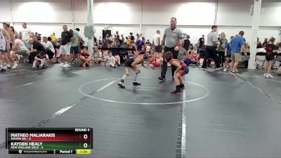 52 lbs Round 3 (6 Team) - Matheo Maliarakis, Savage WA vs Kayden Healy, New England Gold