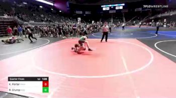 98 lbs Quarterfinal - Kozad Porter, Panhandle Wr Ac vs Rebel Crump, Ruis Wr Ac