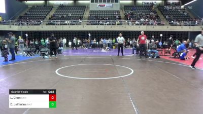 75 lbs Quarterfinal - Landon Chen, Gainesville vs Daniel Jefferies, Baltimore