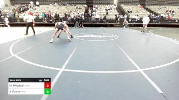 108-H lbs Consi Of 4 - Michael Mirassol, American MMAW vs Jaeczar Evans, Frost Gang