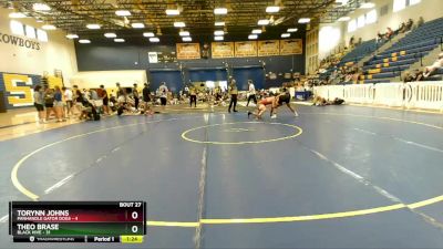 175 lbs Placement (16 Team) - Theo Brase, Black Hive vs Torynn Johns, Panhandle Gator Dogs