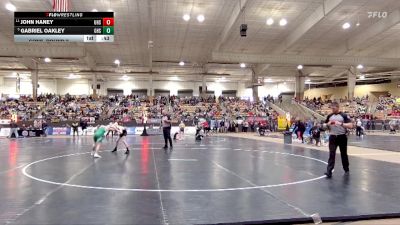 A 113 lbs Cons. Round 2 - John Haney, Upperman High School vs Gabriel Oakley, Greeneville High School