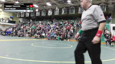 106 lbs 5th Place Match - Bennett Wachter, Elyria vs Brody Miller, Licking Valley High School