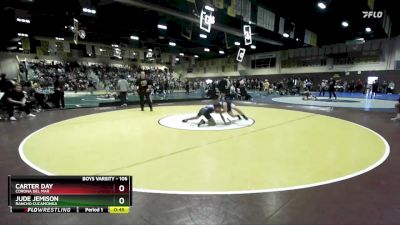 106 lbs Cons. Round 3 - Carter Day, Corona Del Mar vs Jude Jemison, Rancho Cucamonga