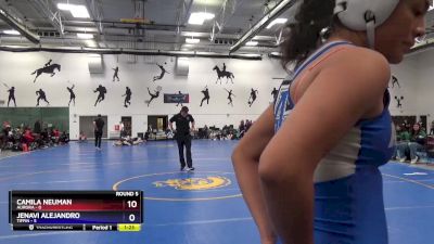 116 lbs Round 5 (16 Team) - Sharon Moreno, Aurora vs Leah Pekar, Tiffin