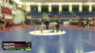 126 lbs Quarters & 1st Wb (16 Team) - David Mathieu, Greenbrier vs Elijah Bowen, McIntosh