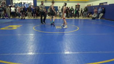 130 lbs Consy 3 - Brooks Burmeister, Penn Trafford vs Antonio Liscotti, Yough