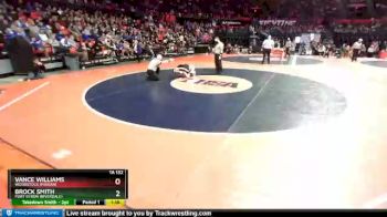 1A 132 lbs Semifinal - Vance Williams, Woodstock (Marian) vs Brock Smith, Port Byron (Riverdale)