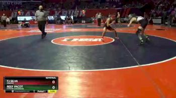 1A 132 lbs Semifinal - Reef Pacot, Fithian (Oakwood) vs TJ Silva, Dakota