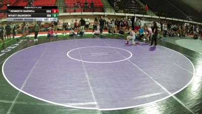 108 lbs Champ. Round 2 - Kenneth Barkell, Oregon vs Wyatt Dilworth, Idaho