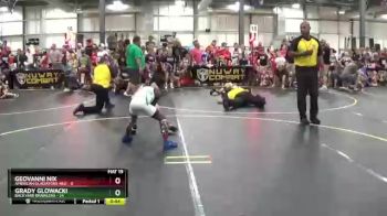 60 lbs Quarterfinals (8 Team) - Geovanni Nix, American Gladiators-Red vs Grady Glowacki, Backyard Brawlers