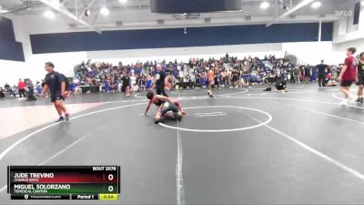 126 lbs Cons. Round 1 - Jude Trevino, Church Boyz vs Miguel Solorzano, Temescal Canyon