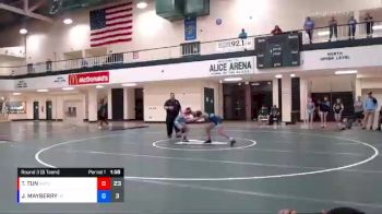 90 lbs Round 3 (6 Team) - TYLER TUN, WARRIOR RTC vs JACKSON MAYBERRY, UNION COUNTY