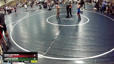 63 lbs Champ. Round 1 - Landon Eaton, Pacfic Edge Wrestling vs Ryan Hotchkiss, Durham Elite