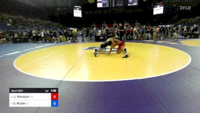 175 lbs Cons 16 #1 - Jovanni Mansour, CA vs Gavin Muller, IA