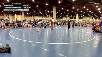 120 lbs Champ. Round 2 - Cameron Underwood, Somerset/Hammertime vs Adam Salem, United Wrestling Of Katy