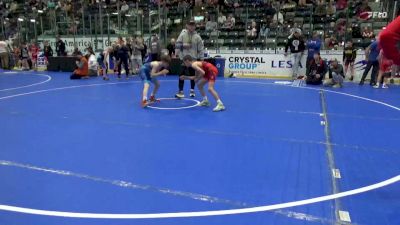 82 lbs Cons. Semis - Liam Weber, Dubuque Wrestling Club vs Braxton Irvine, Immortal Athletics Wrestling Club
