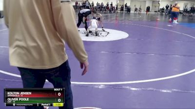 65 lbs Semis (4 Team) - Oliver Poole, LSH vs Kolton Jensen, Springfield