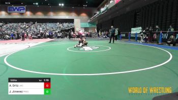 130 lbs Semifinal - Angelo Ortiz, Juggernaut Wrestling Club vs James Jimenez, Predators Wrestling Club