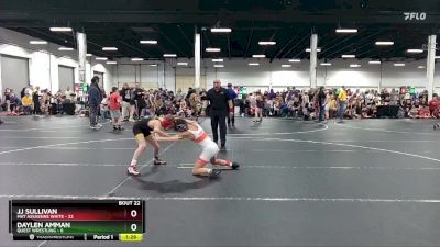 72 lbs Round 6 (8 Team) - JJ Sullivan, Mat Assassins White vs Daylen Amman, Quest Wrestling