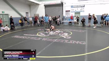 77 lbs 3rd Place Match - Andrew MacMaster, Mid Valley Wrestling Club vs Morgan Pegues, Juneau Youth Wrestling Club Inc.