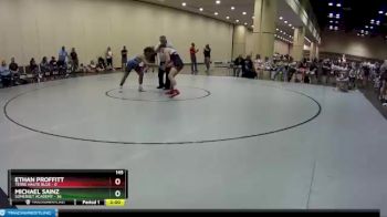 145 lbs Round 9 (10 Team) - Michael Sainz, Somerset Academy vs Ethan Proffitt, Terre Haute Blue